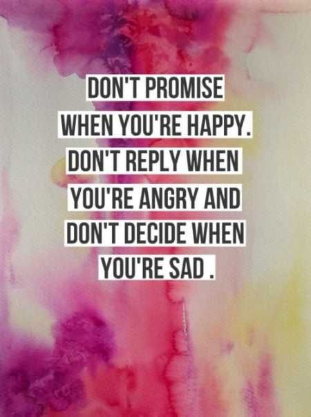 Dont Promise When You Are Happy