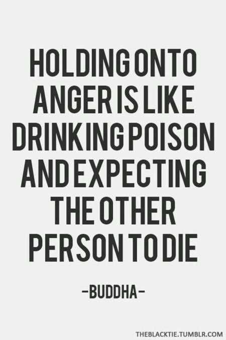 Holding Onto Anger