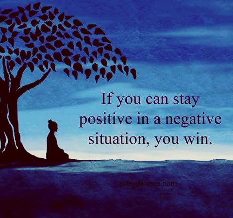 If You Can Stay Positive...