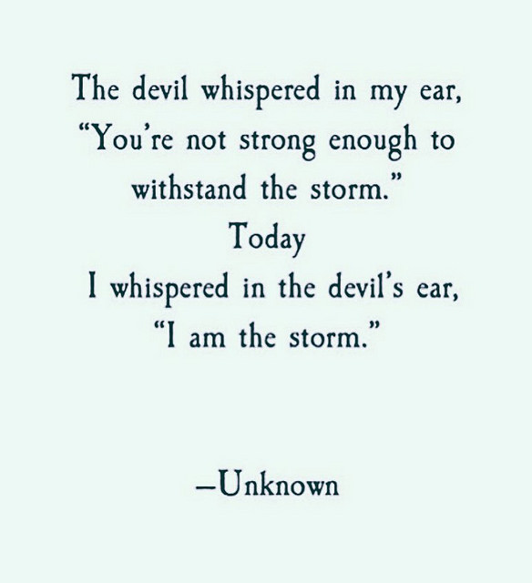 The Devil Whispered In My Ear...