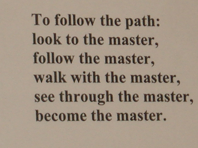 To Follow The Path....