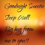 Good Night Sweetie...