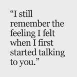 I Still Remember The Feeling...