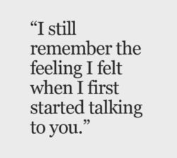 I Still Remember The Feeling