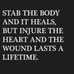 Stab The Body And It...