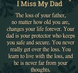 The Loss Of Your Father