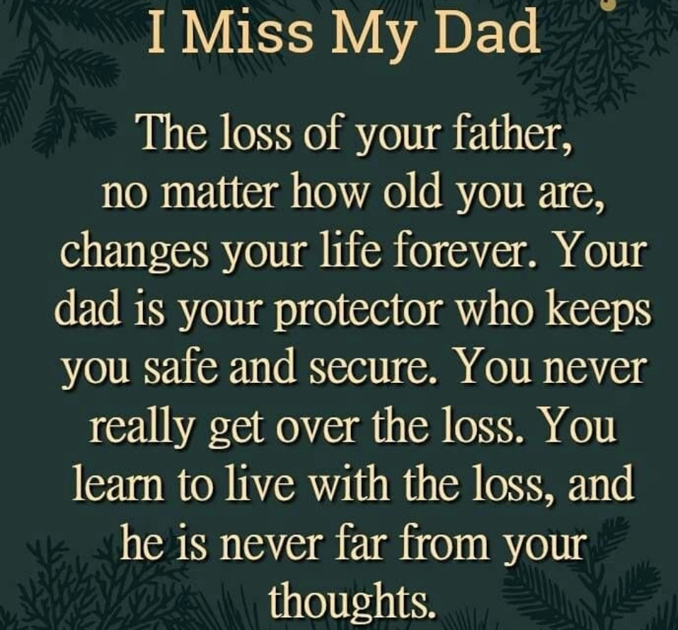The Loss Of Your Father