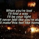 When You Are Lost...