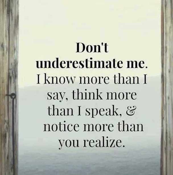 Dont Underestimate Me