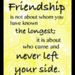 Friendship Is Not About Whom...