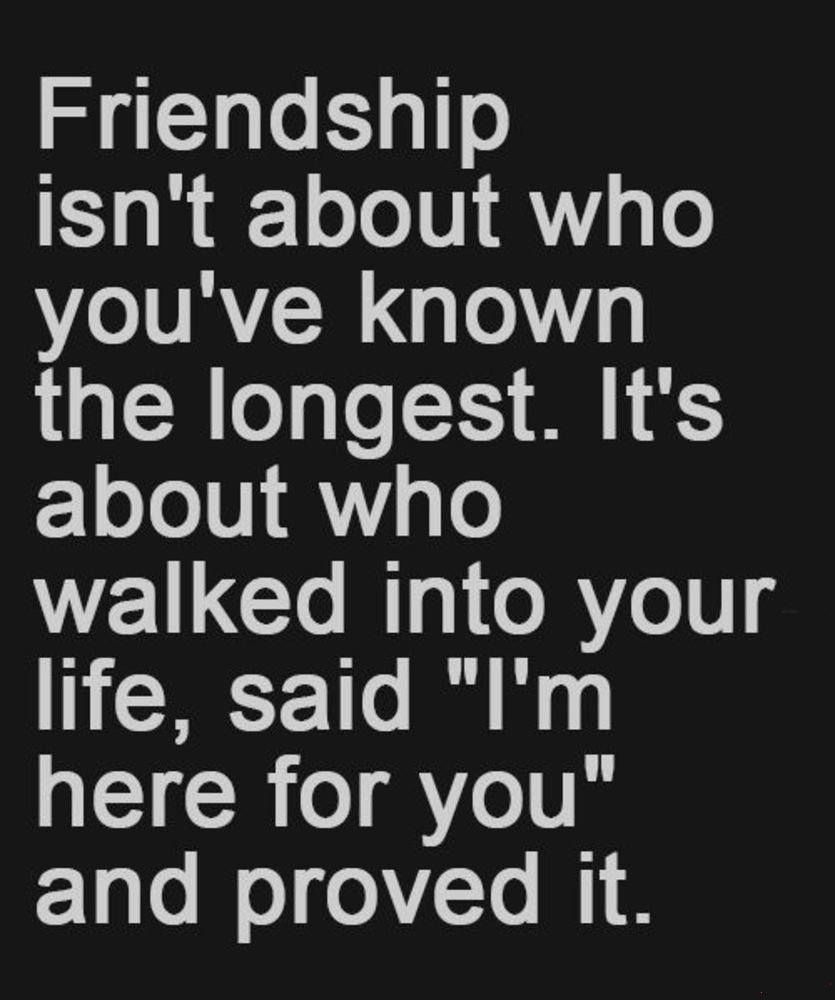 Friendship Isnt About...