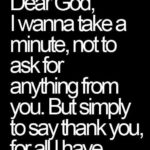 Dear God, I Wanna...