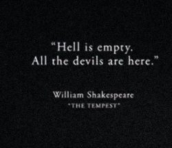 Hell Is Empty...