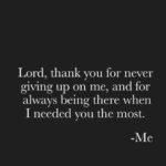 Lord, Thank You For...