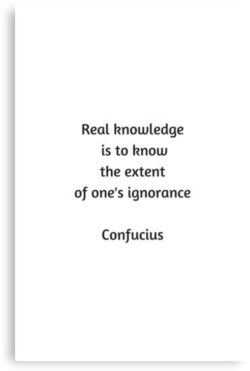 Real Knowledge Is To...