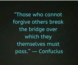 Those Who Cannot Forgive...