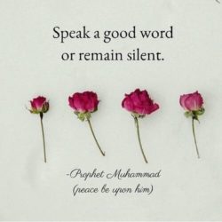 Speak A Good Word...