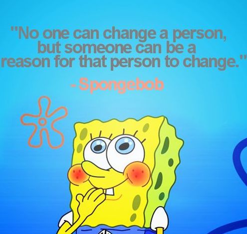 No One Can Change...