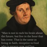 Man Is Not To Rack His Brain About The Future...