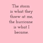 The Storm Is What...