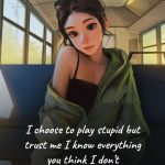 I Choose To Play...
