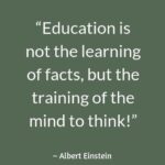 Education Is Not The...